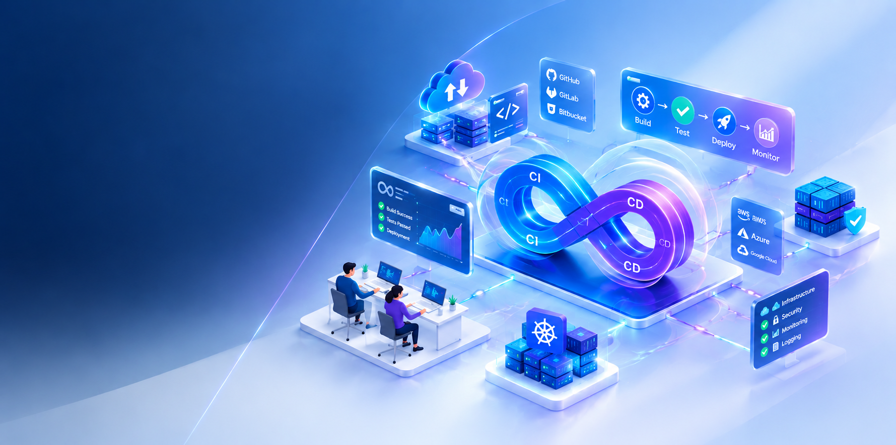 DevOps automation and CI/CD pipeline